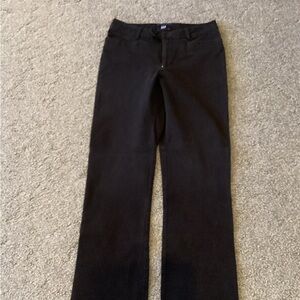 GAP Stretch Black Boot Cut Pants